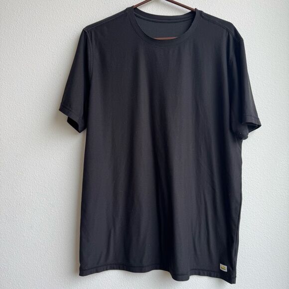 Vuori Size Large Bundle of Three Strato T Shirt Black Taupe Short Long Sleeve - Picture 2 of 13
